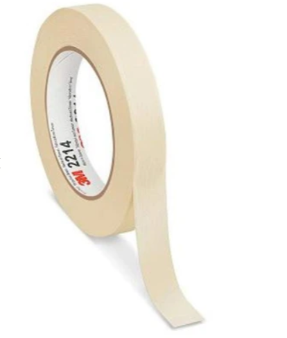 3M Paper Masking Tape 2214 1"x50mtr | Box of 6 Rolls