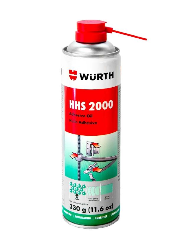 WURTH HHS 2000 ADHESIVE SYNTHETIC LUBRICANT SPRAY (Pack of 12)