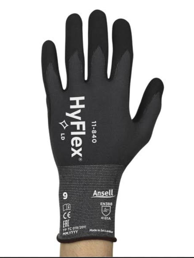 Ansell Hyflex 11-840 protective gloves (pack of 12 pairs)