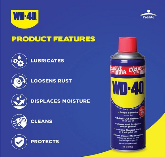 WD 40 Multipurpose Spray | 400ML | Pack of 2