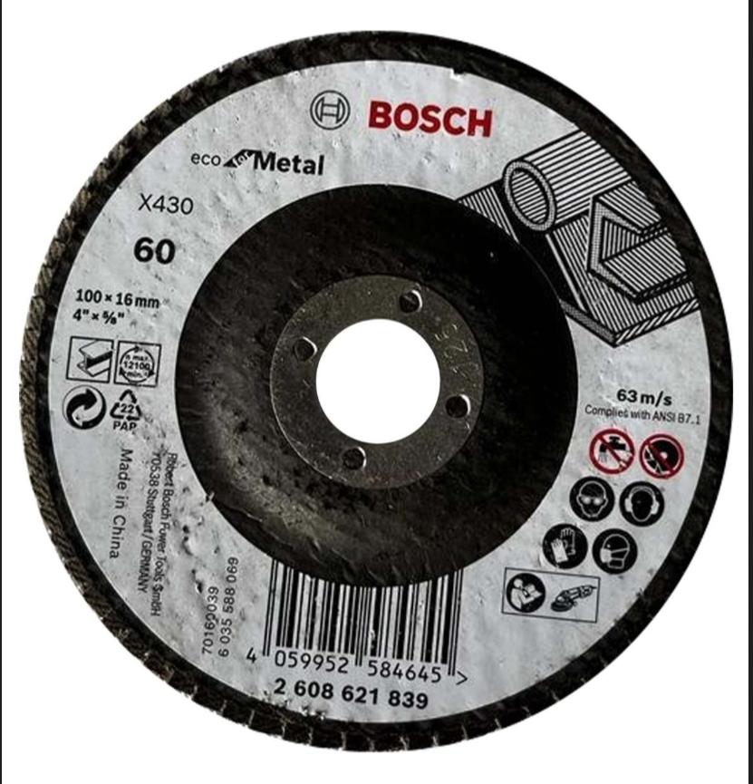 flap disc x430 4"  G60   (MOQ 200)