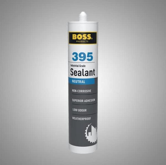 Boss 395 Neutral Non corrosive industrial silicon 280ml (pack of 24)
