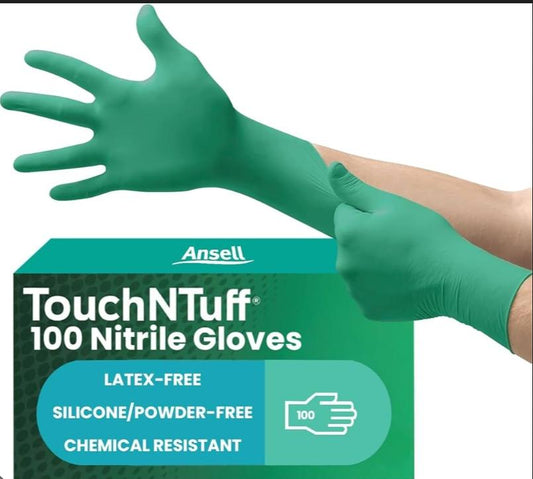 Ansell TouchNTuff 92-600 disposable gloves(pack of 500 pairs)