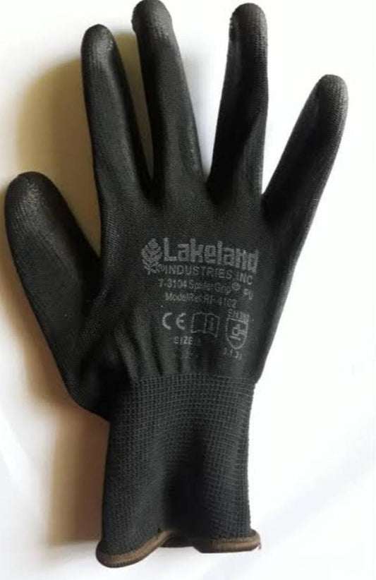 Lakeland Black PU coated Hand Gloves (pack of 240 pcs)